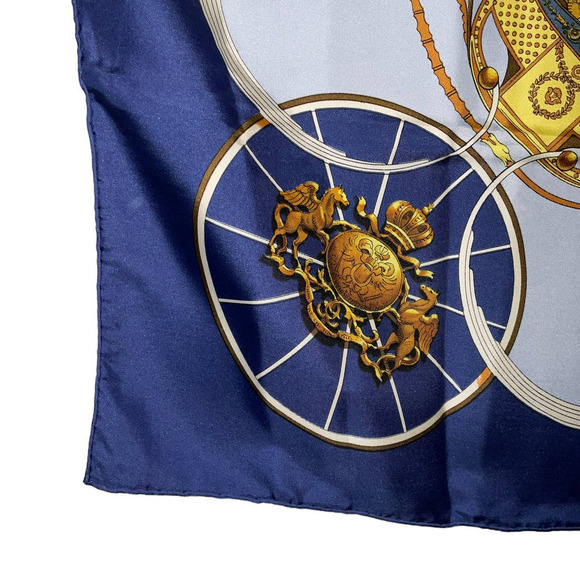 Hermes Springs 100% Silk Scarf by Philippe Ledoux 90cm × 90cm Square Carre - Picture 9 of 16